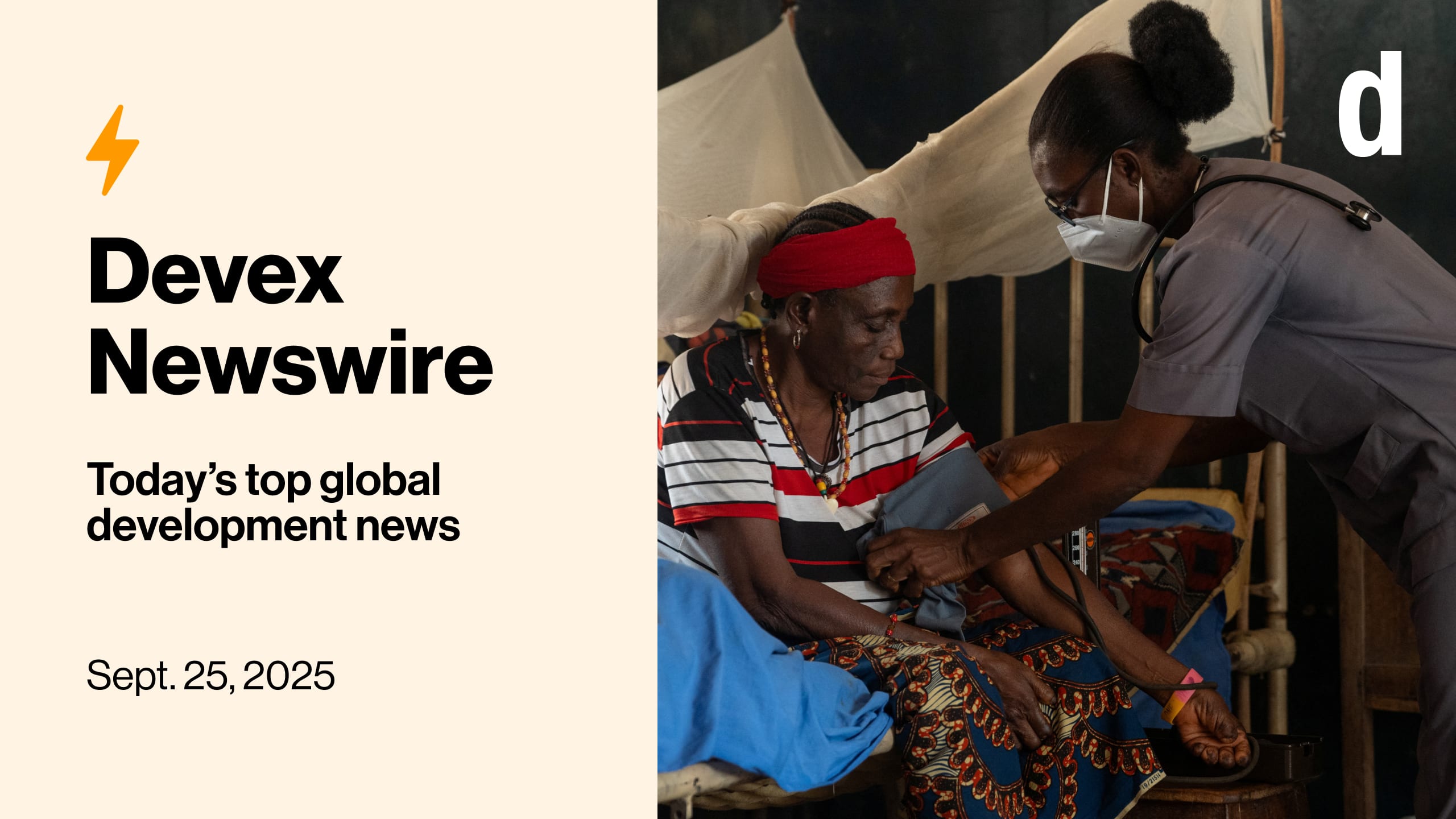 Devex Newswire: Trump’s team bars health NGO from UNGA side event