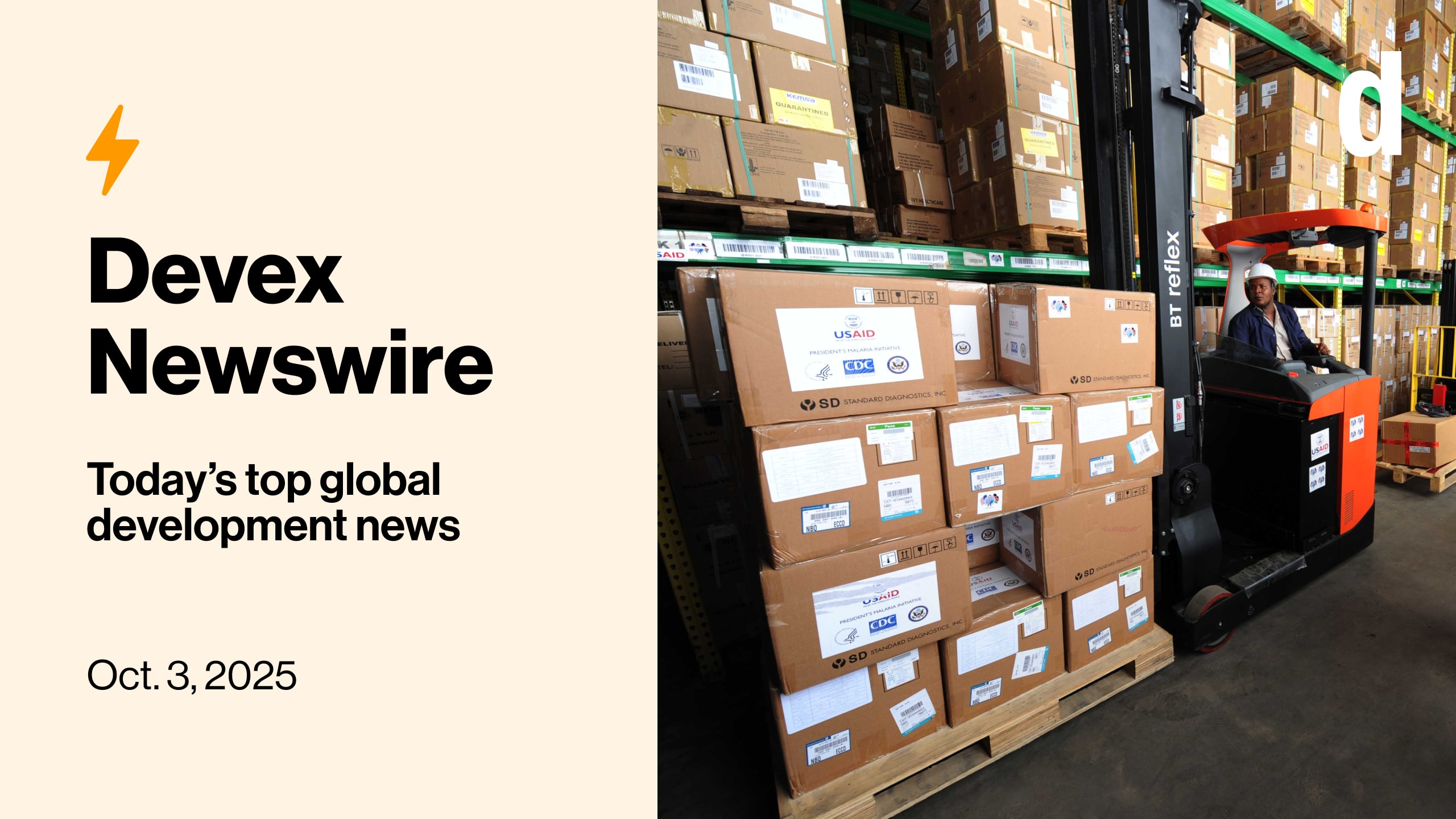 Devex Newswire: US charges two men with USAID Kenya medical supplies theft