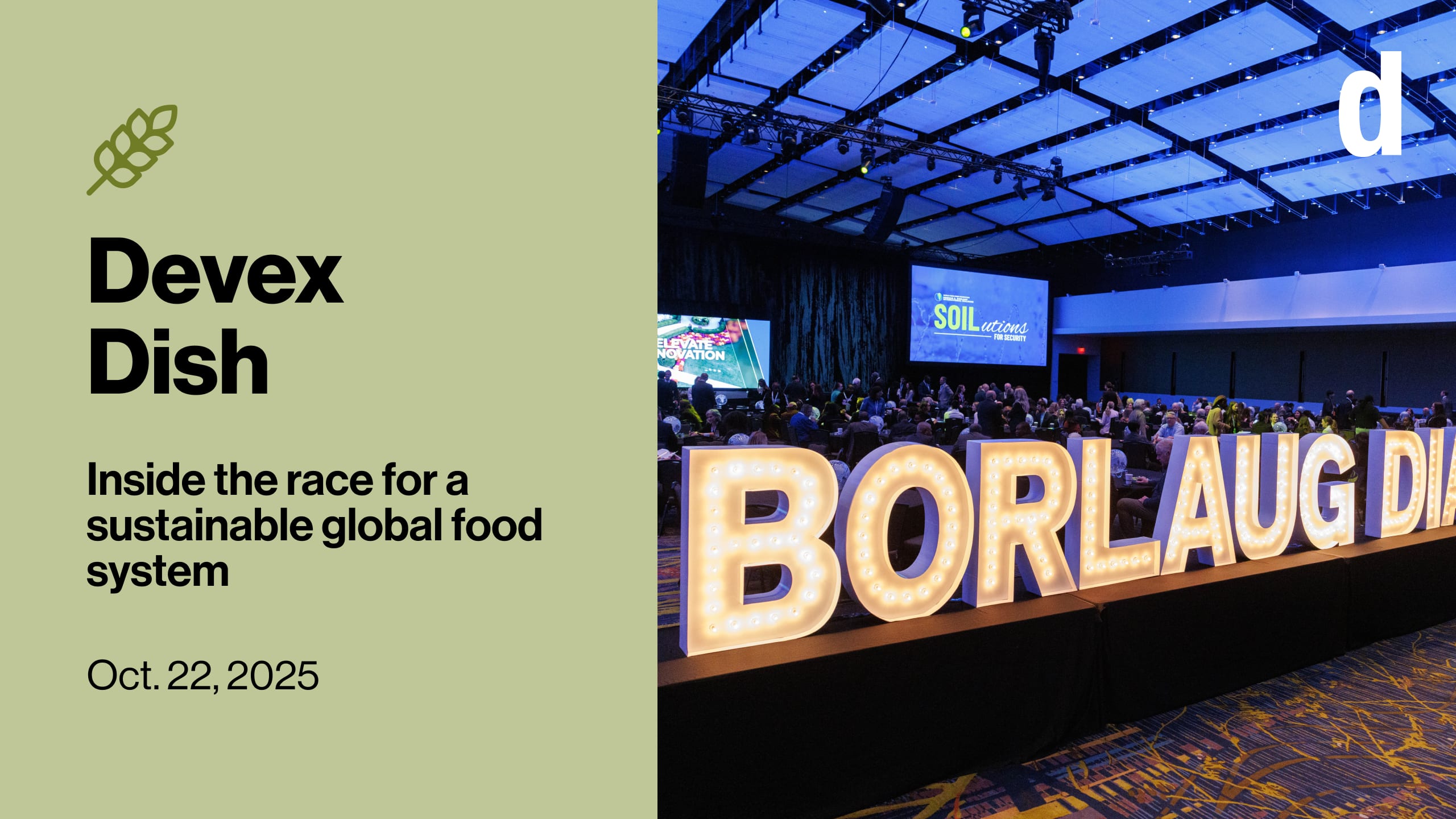 Devex Dish: It’s prize time in the food space