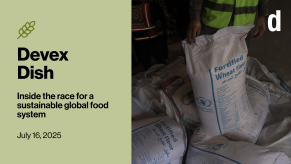 Devex Dish: Has the world reached peak food aid?