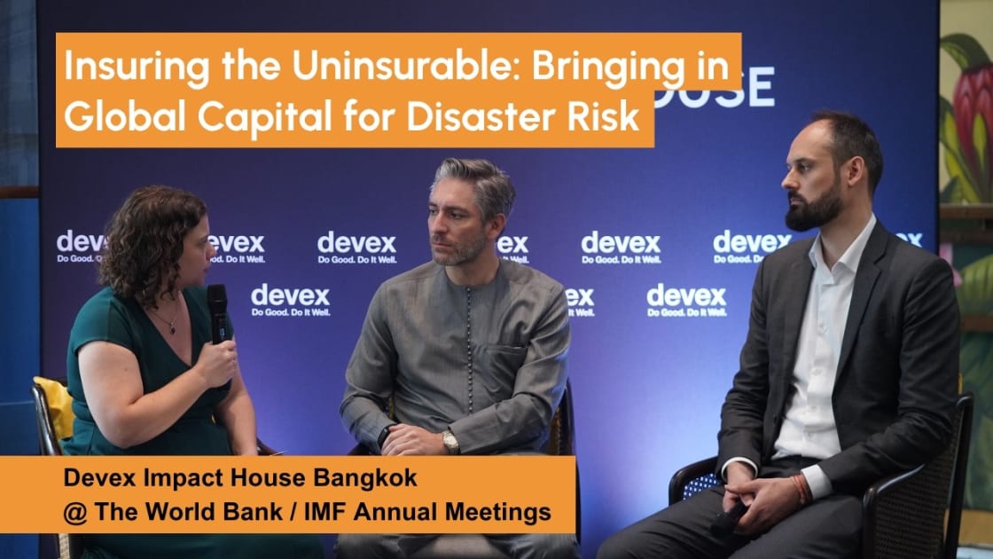 Pay smarter, not more: Insurers push for disaster risk financing upfront