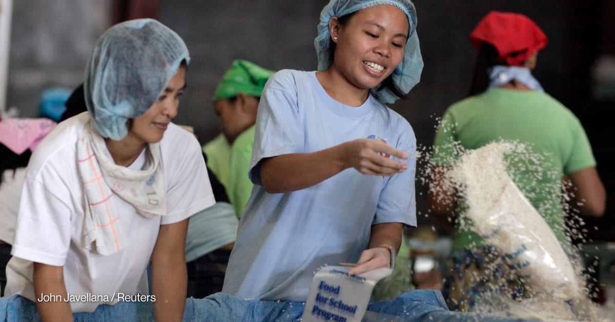 Asia is fighting malnutrition by turbocharging fortified rice production