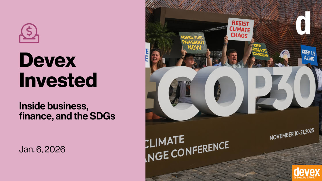 Devex Invested: Why 2026 is a pivot year for climate investors