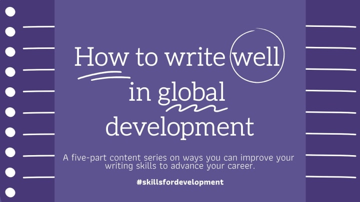 Writing Is Thinking Why You Need To Be Able To Write Well In Development Devex