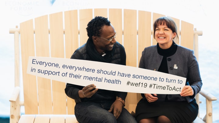 Mental health in the spotlight at Davos