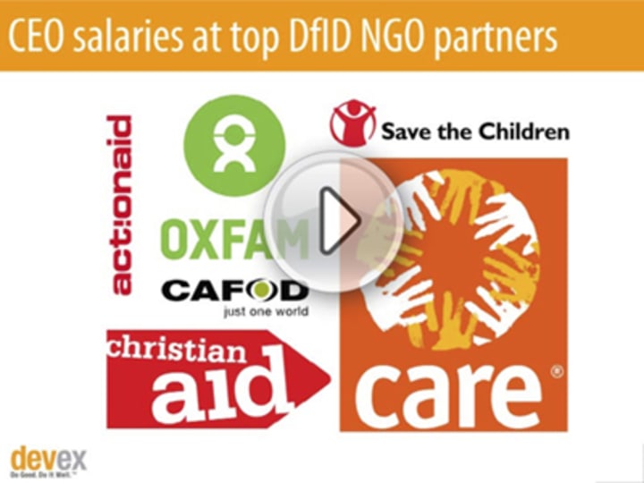 In UK, how much are aid NGO chiefs earning? | Devex