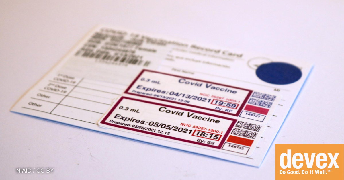 Will Countries Reach The 70 Vaccination Target By Mid 2022 Devex