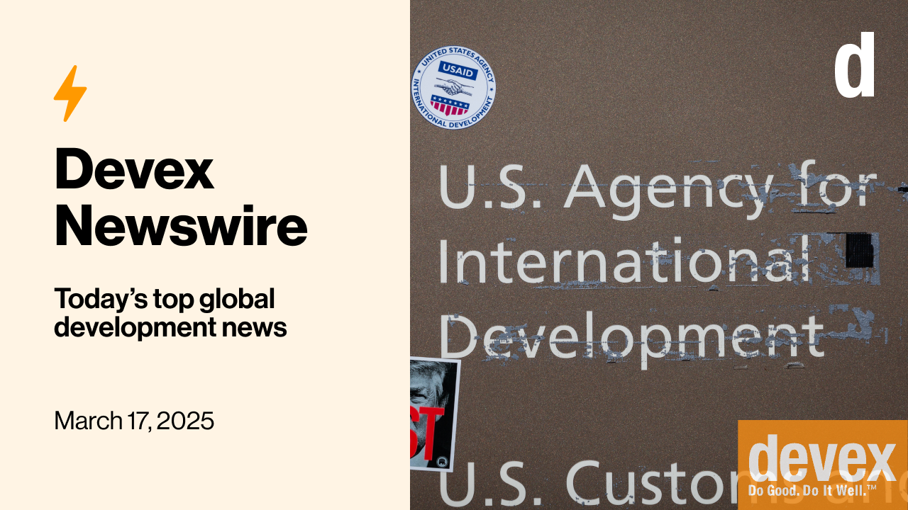 Devex Newswire Exclusive details - 109651