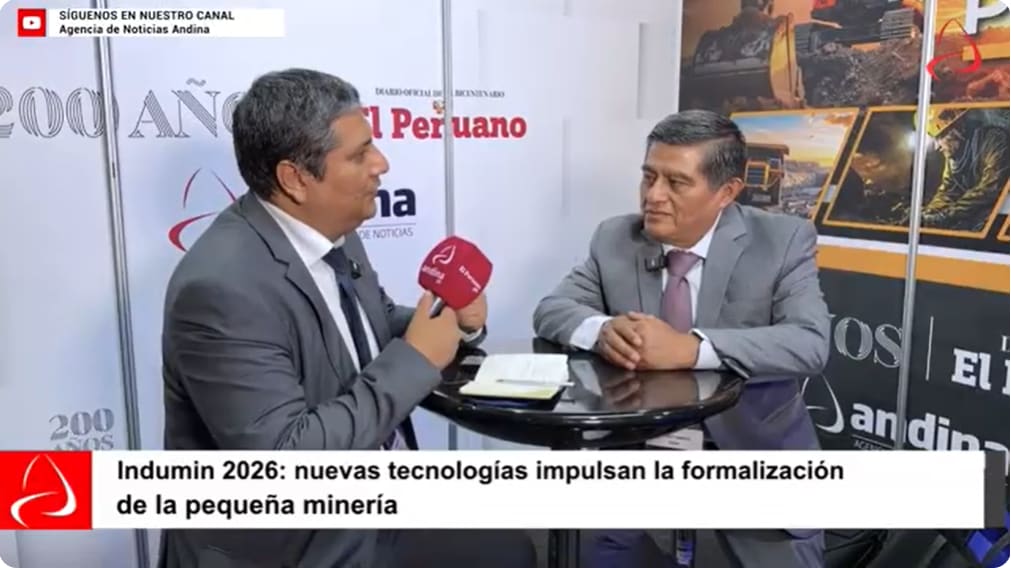 Indumin 2026: nuevas tecnologías impulsan la formalización de la pequeña minería