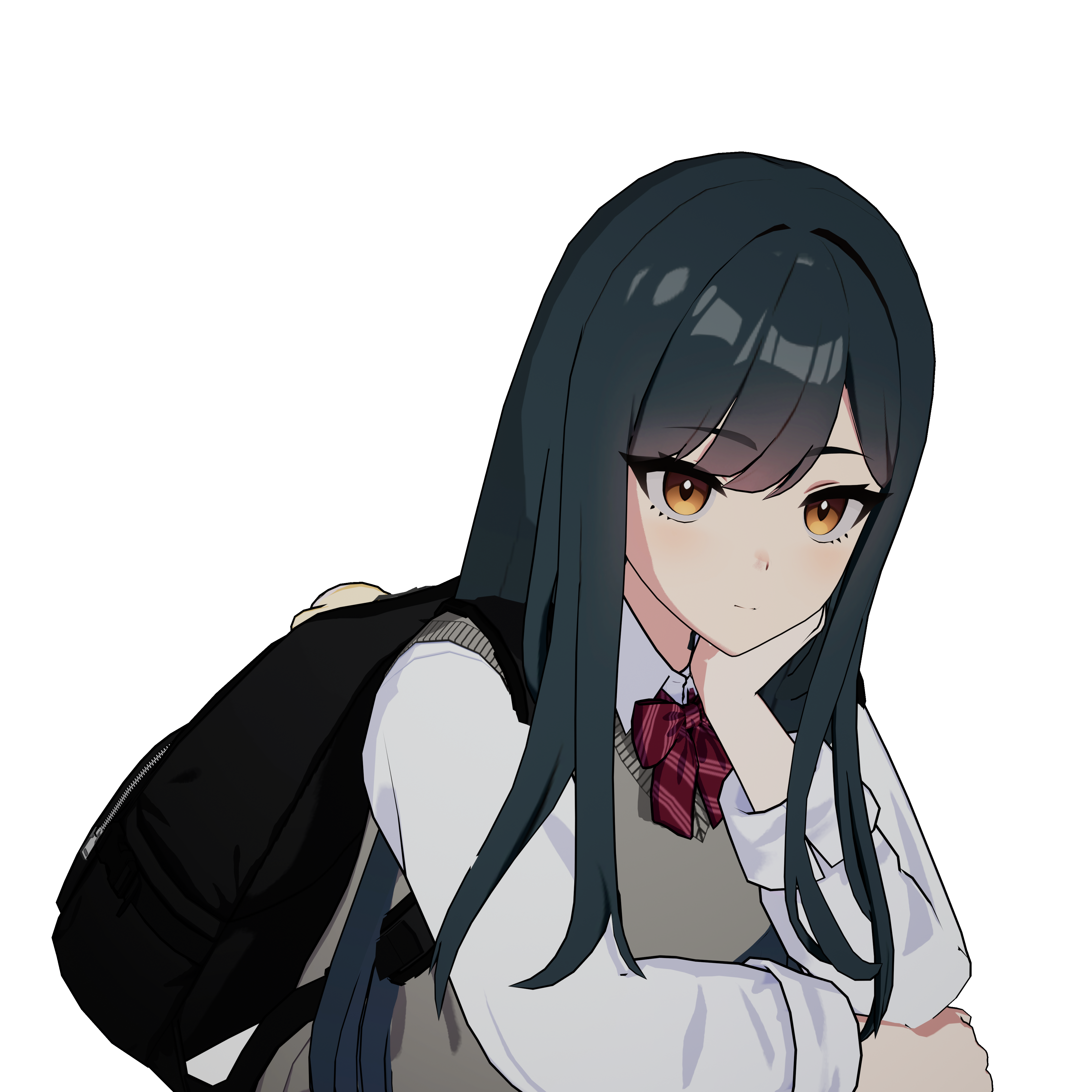 VIONNA character in contemplative pose