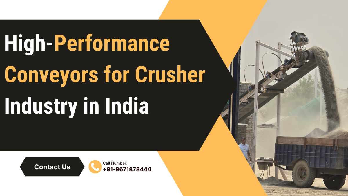 High-Performance Conveyors for Crusher Industry in India | Conveyor Rollers & Idlers