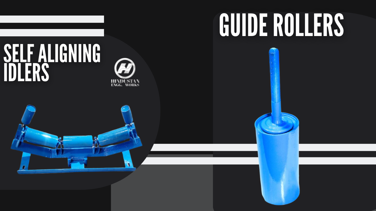 Guide Rollers & Self Aligning Idlers – Essential Conveyor Components for Smooth Material Handling