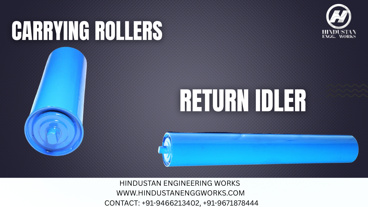Carrying Rollers & Return Rollers – Key Differences Every Conveyor Needs to Know