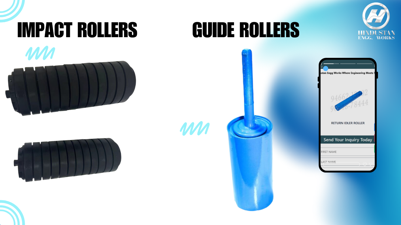 Impact Rollers vs Guide Rollers in Conveyor Systems