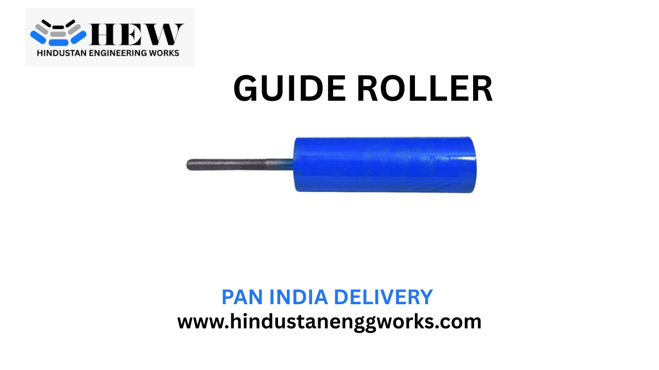 Guide Rollers  Idlers  Belt Tracking Solutions  Hindustan Engineering Works