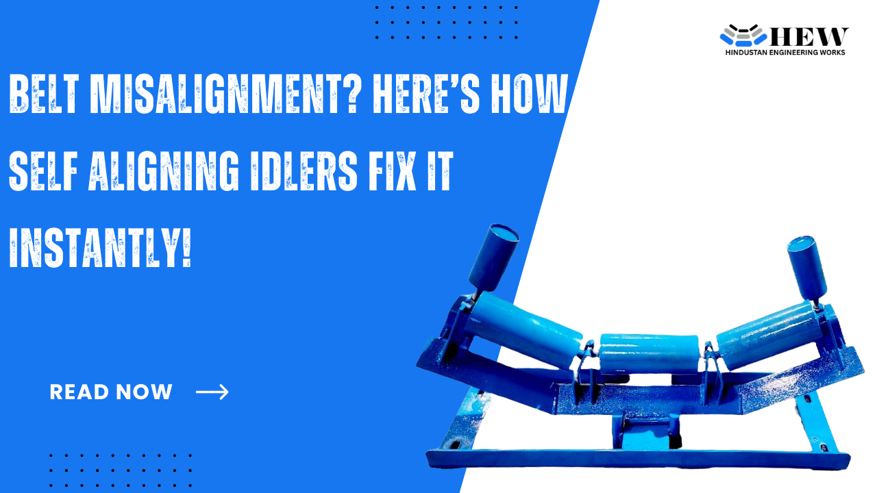 Belt Misalignment? Here’s How Self Aligning Idlers Fix It Instantly!