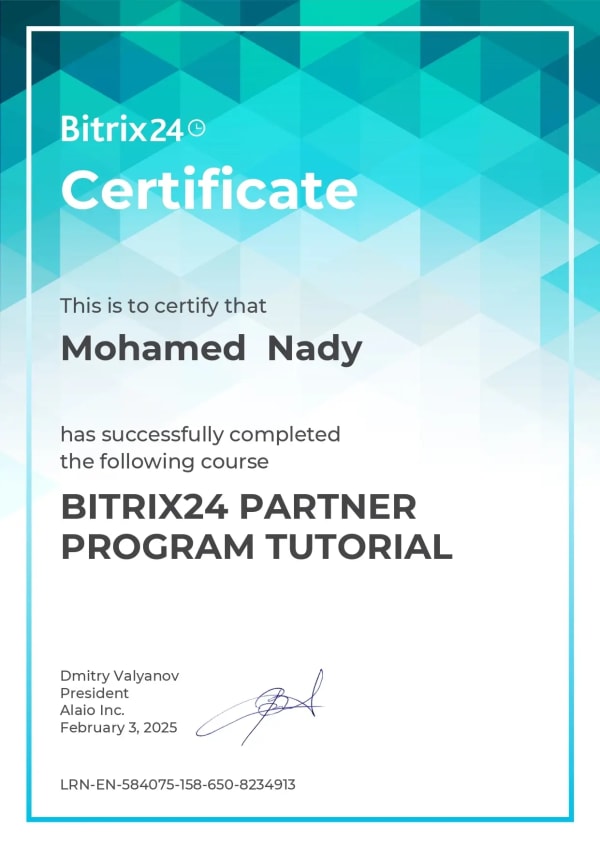 BITRIX24 PARTNER SALES COURSE