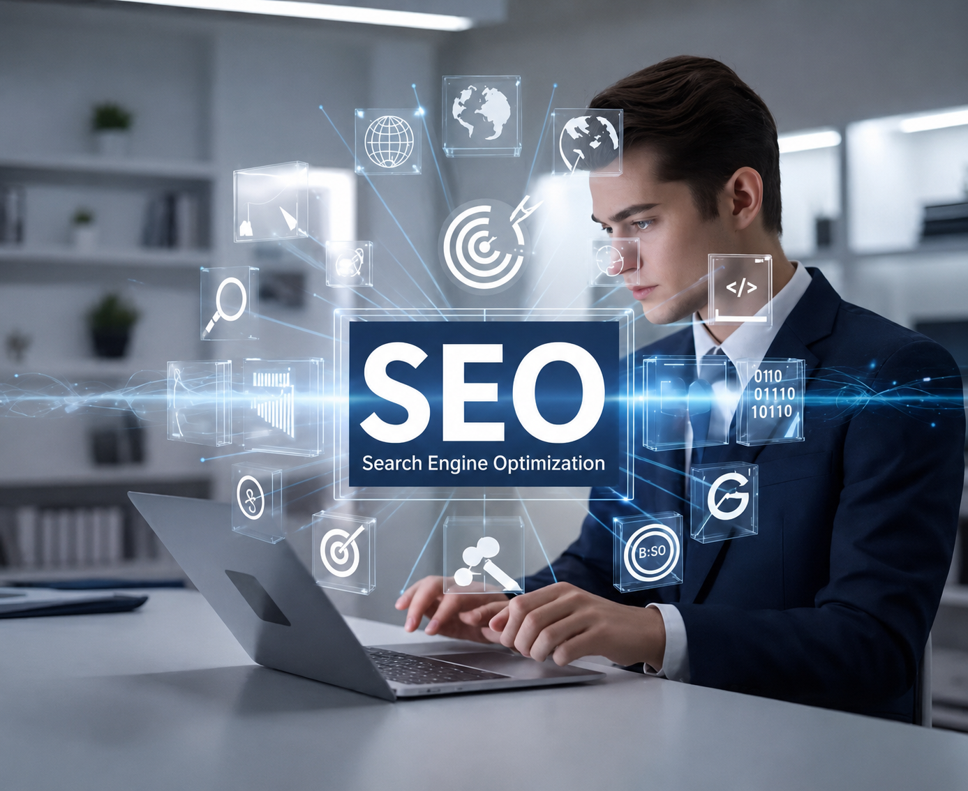 خدمات تحسين محركات البحث SEO: تعزيز الظهور في نتائج البحث وجذب المزيد من العملاء وتنمية أعمالك