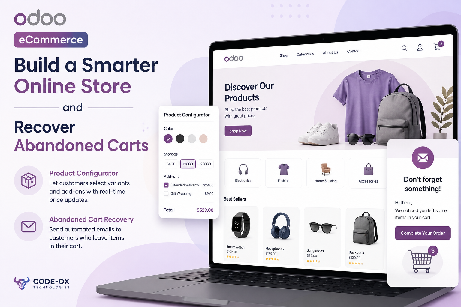 Odoo eCommerce: Build a Smarter Online Store and Recover Abandoned Carts