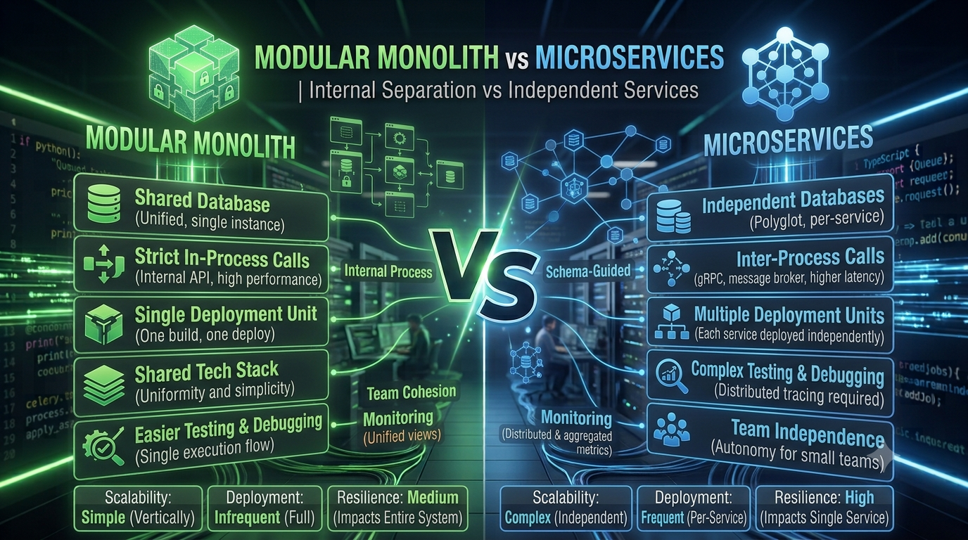 Modular Monolith vs Microservices: Which Architecture Should You Choose?