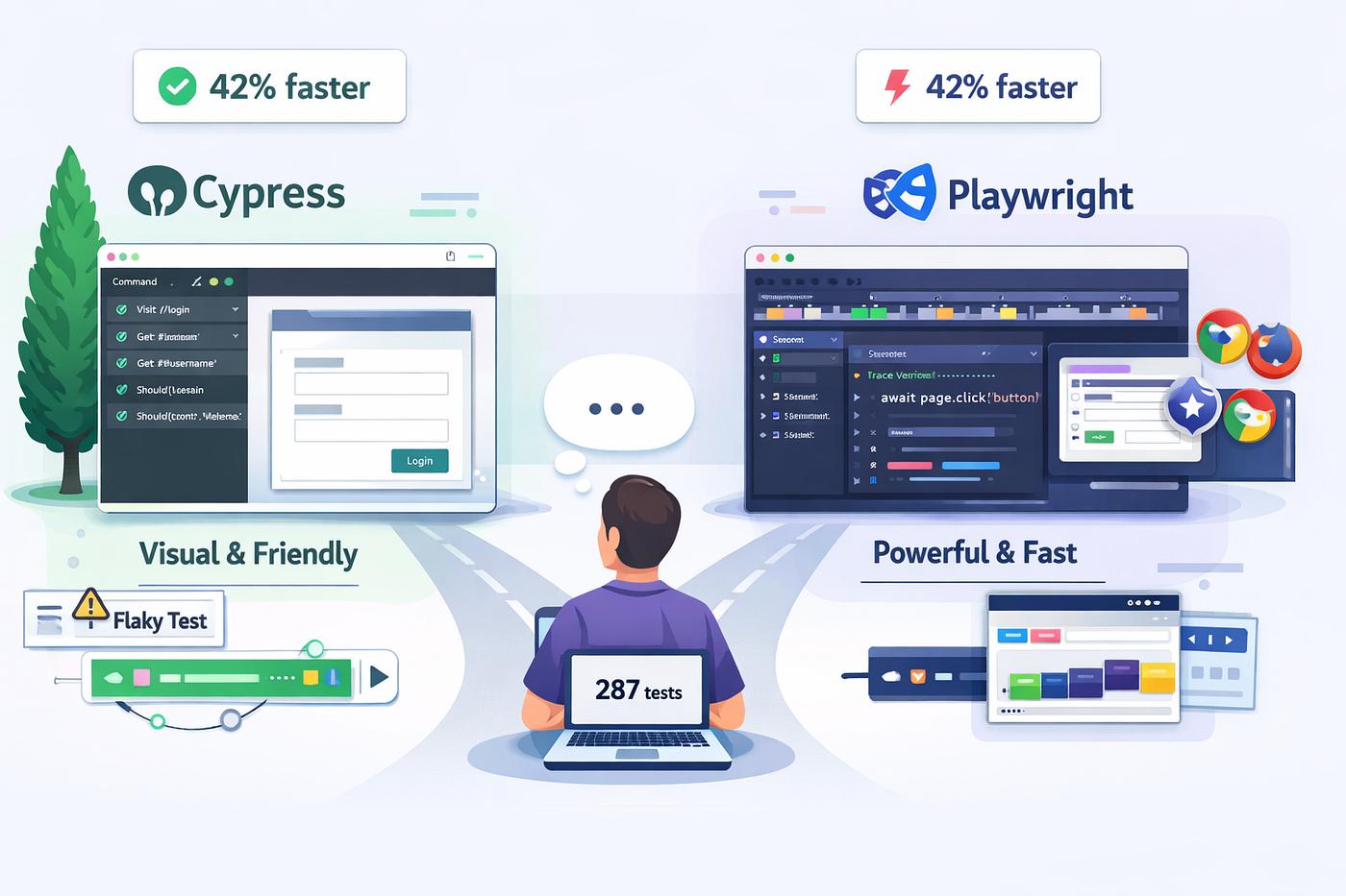 The E2E Testing Choice That Shapes Your Web App: Cypress or Playwright?