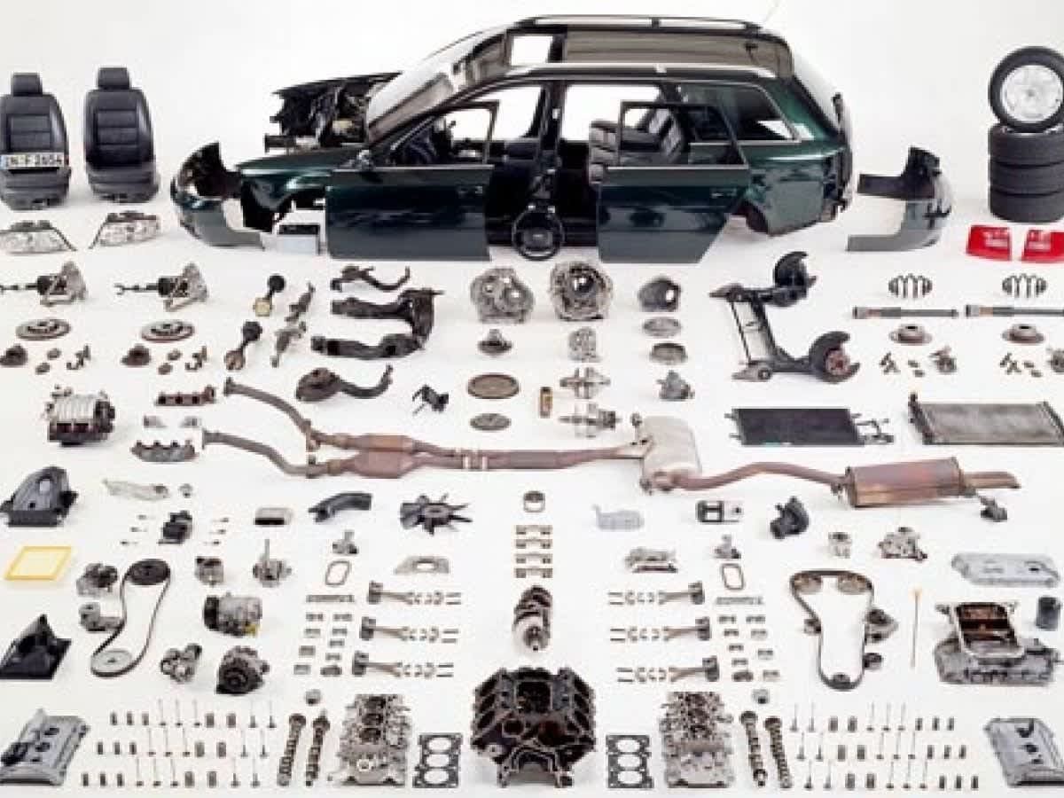 Изображение различных автомобильных компонентов