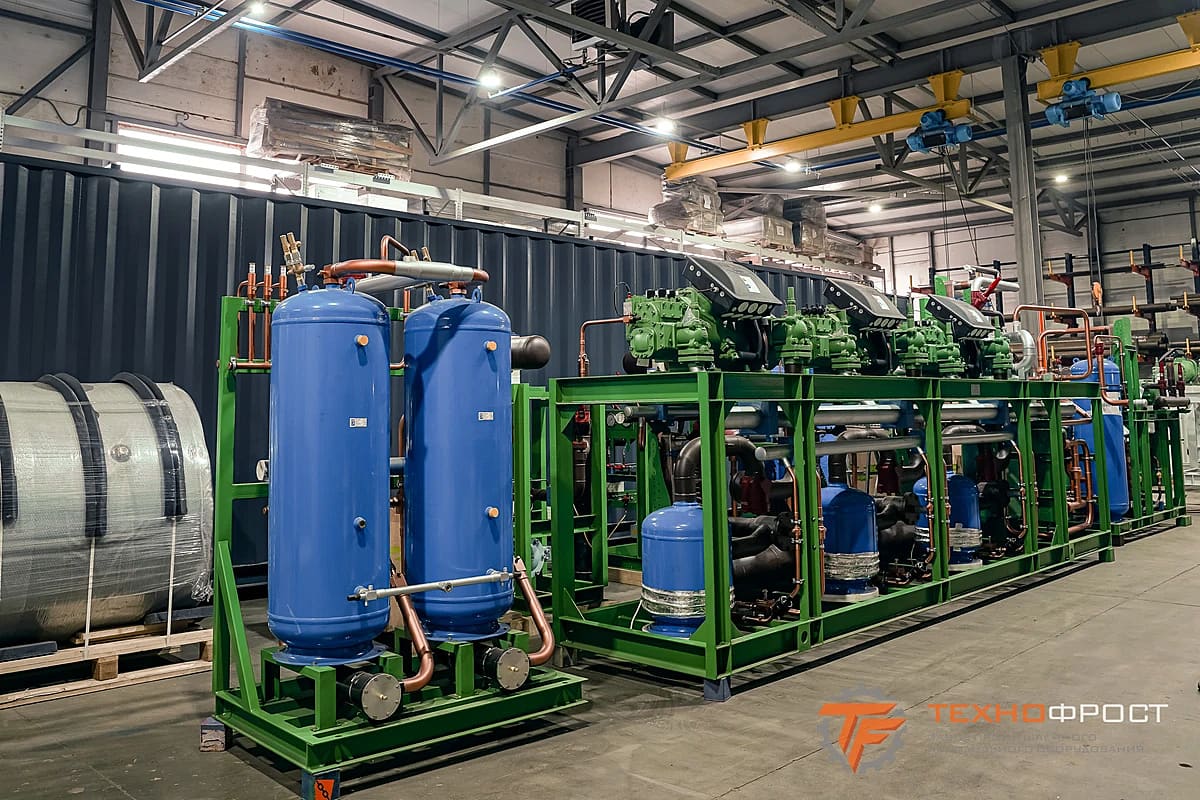 Промышленная холодильная камера с металлическим корпусом