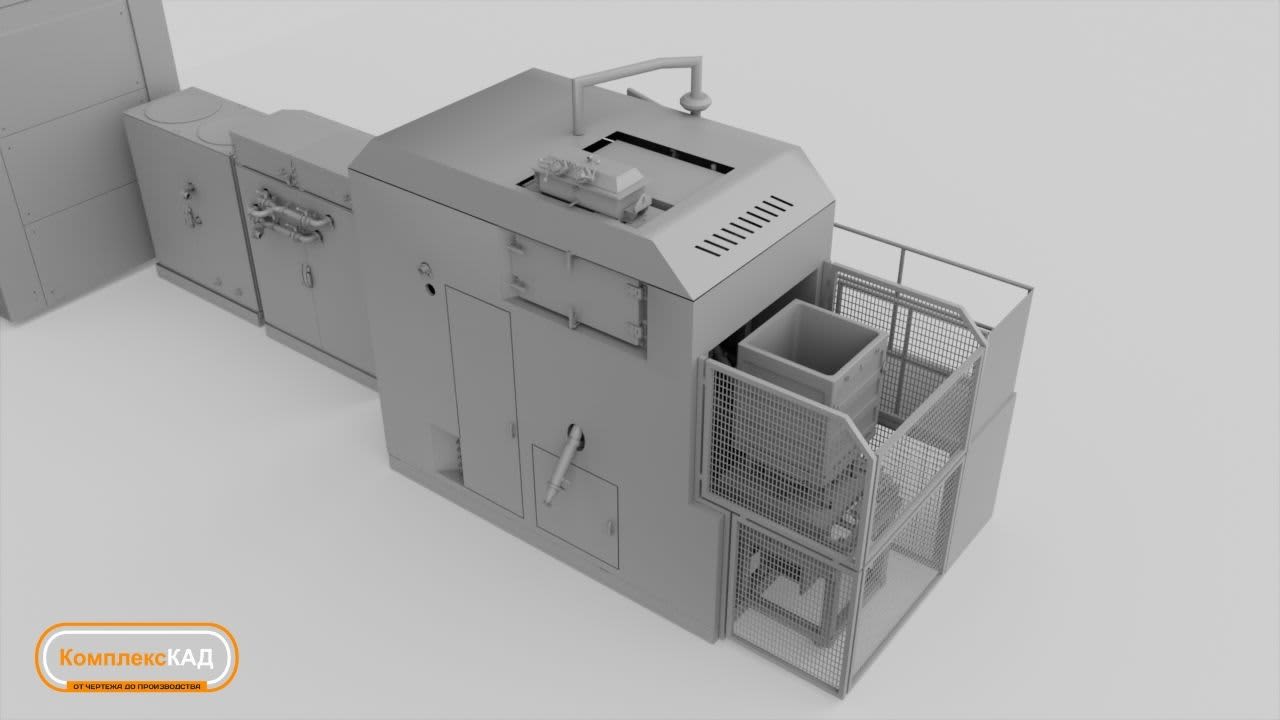 Трехмерная модель корпуса, изготовленного по чертежу