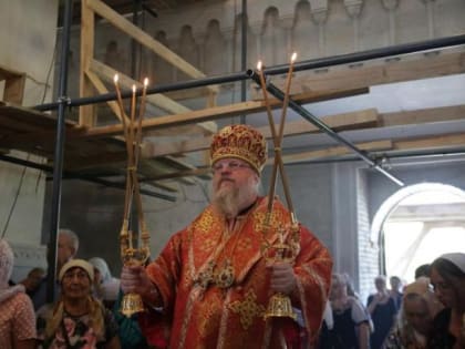 Празднование в храме святого мученика Иоанна Воина в Владикавказе