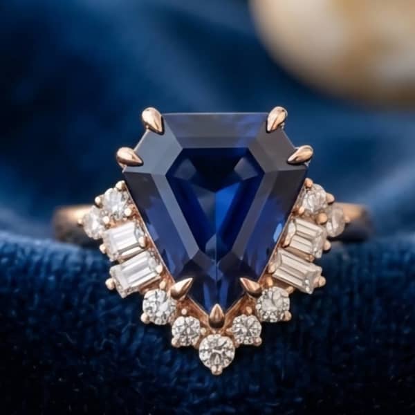 The Midnight Shield Tiara Ring