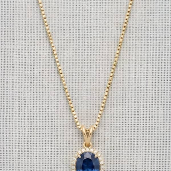 The Celestial Lapis Oval Pendant