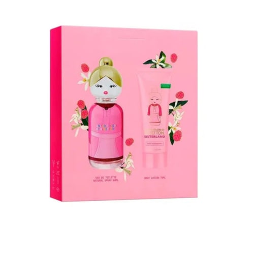 Benetton Sisterland Pink Raspberry 2-Piece Gift Set fo Women