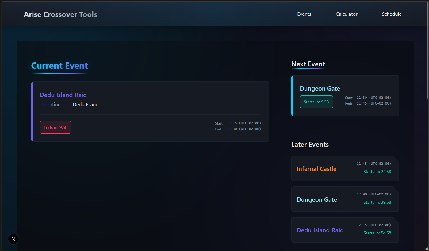Desktop Layout