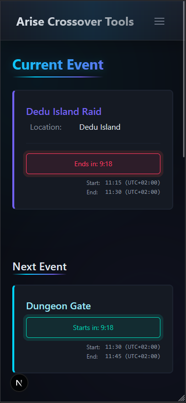 Mobile Layout