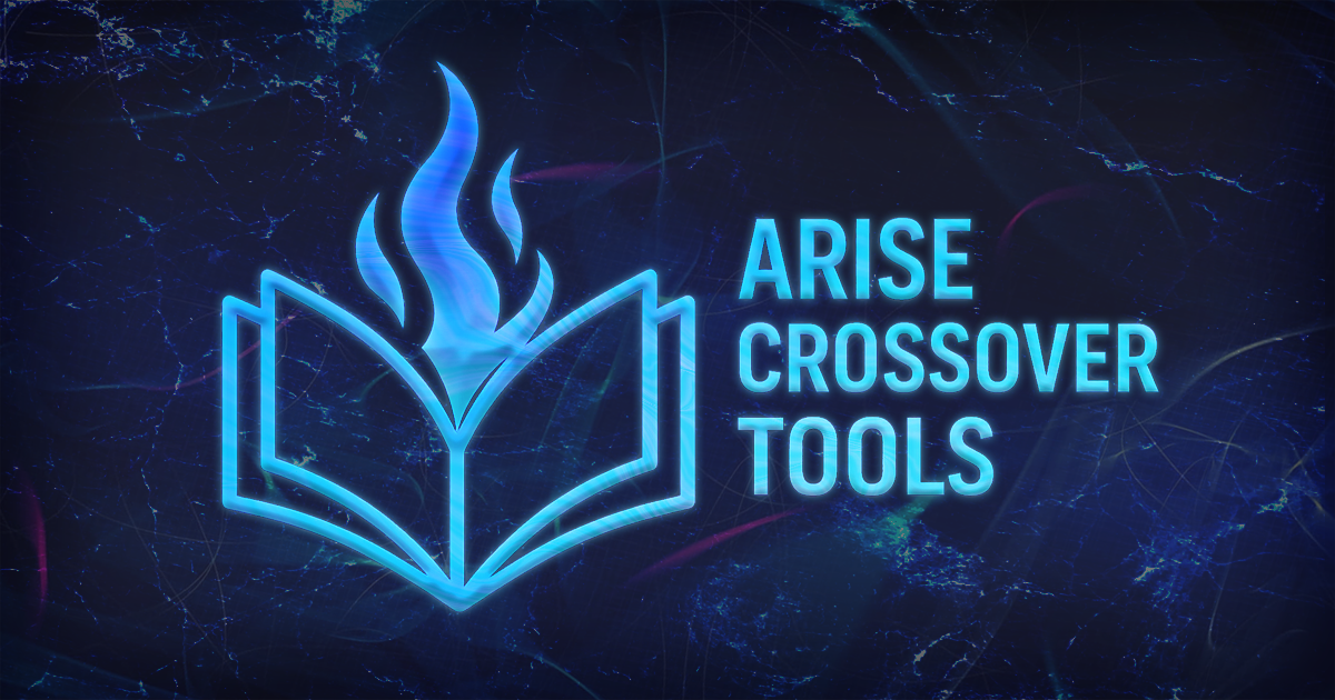 Arise Crossover Tools (Website)