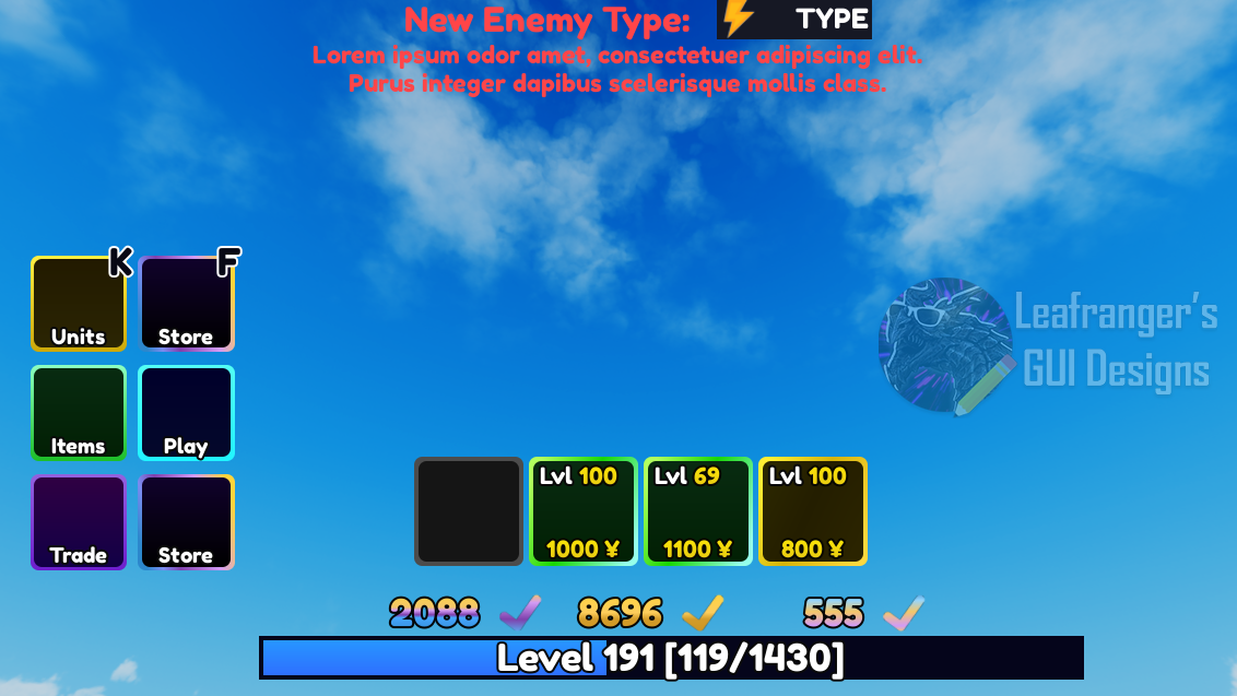 Toon GUI UI