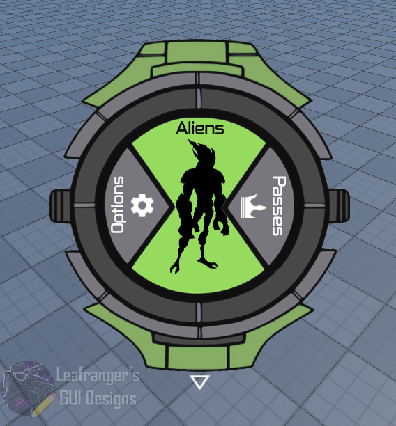 Omnitrix Menu