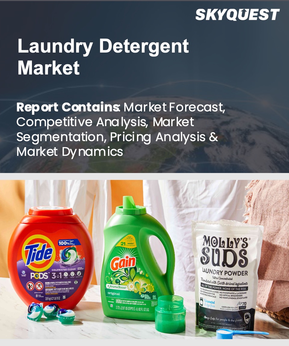 Laundry sale detergent industry