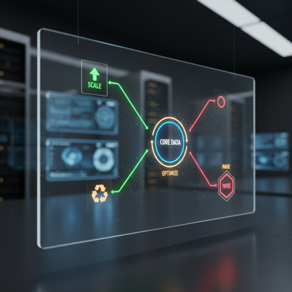Decision logic flowchart for scaling, optimizing, or pausing ad campaigns