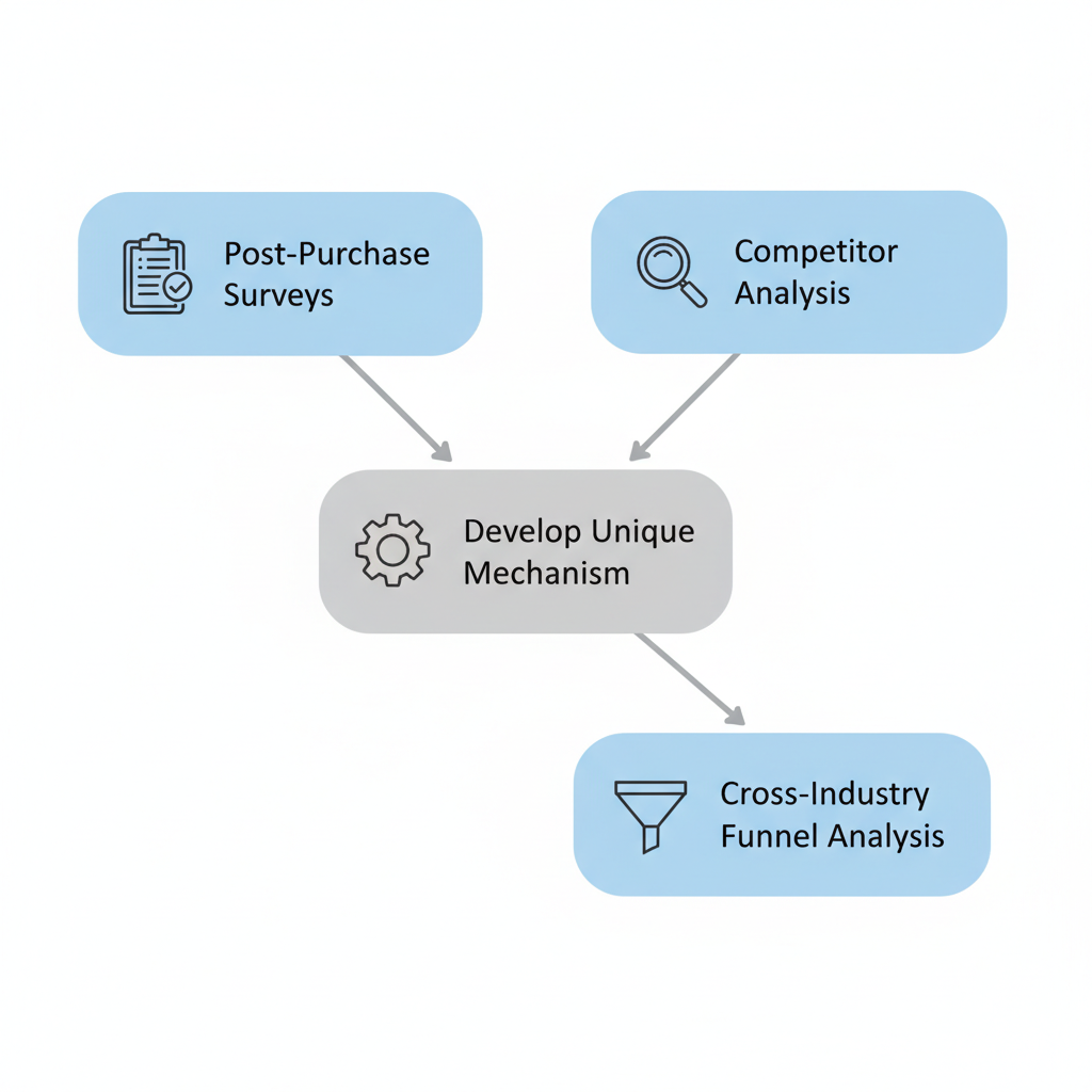 Flowchart of the fundamental research process for e-commerce scaling.