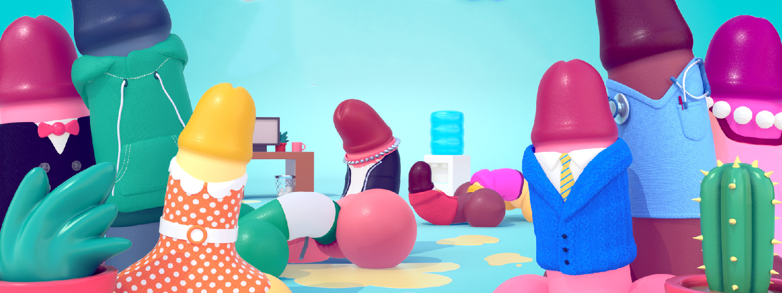 Genital jousting