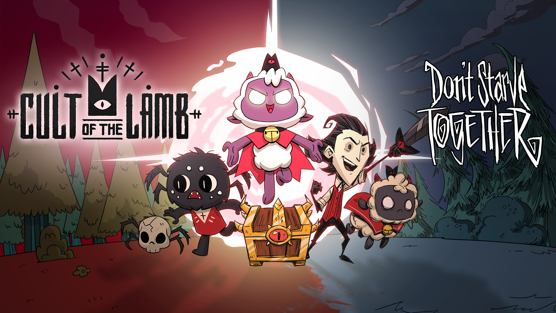 Kesia on X: OMG Don't Starve Together and Cult of The Lamb are having a  crossover, who could have thought???? Klei and CotL accounts on twitter  months prior:  / X