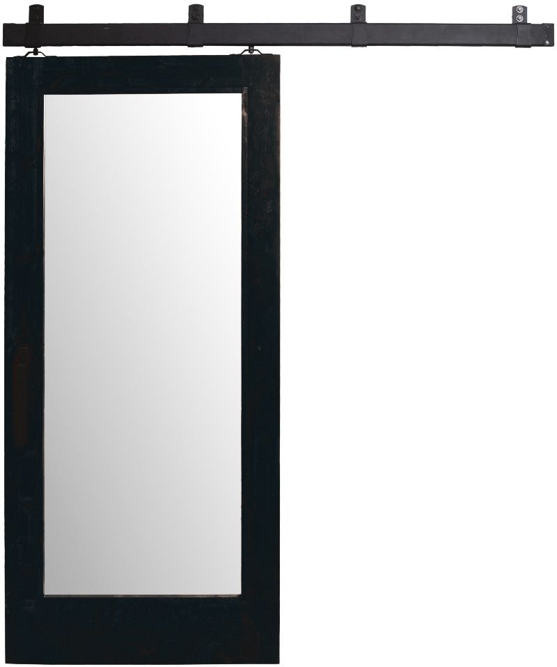 Mirrored Barn Door Sliding Barn Doors with Mirrors Rustica Hardware