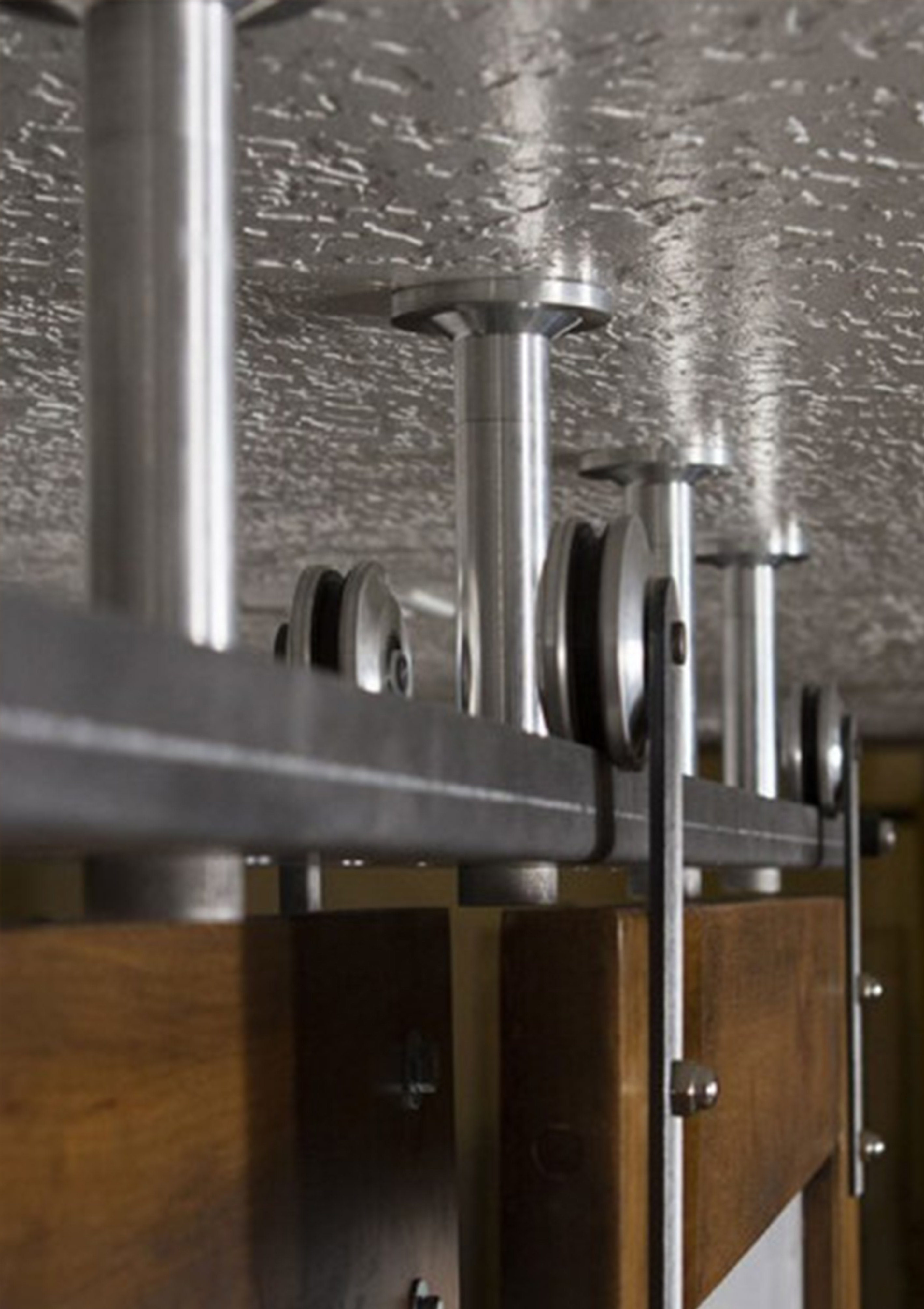Ceiling Mounted Sliding Barn Door Track Rustica