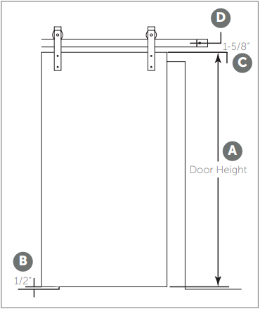 Classic Barn Door Hanger Instructions | Rustica