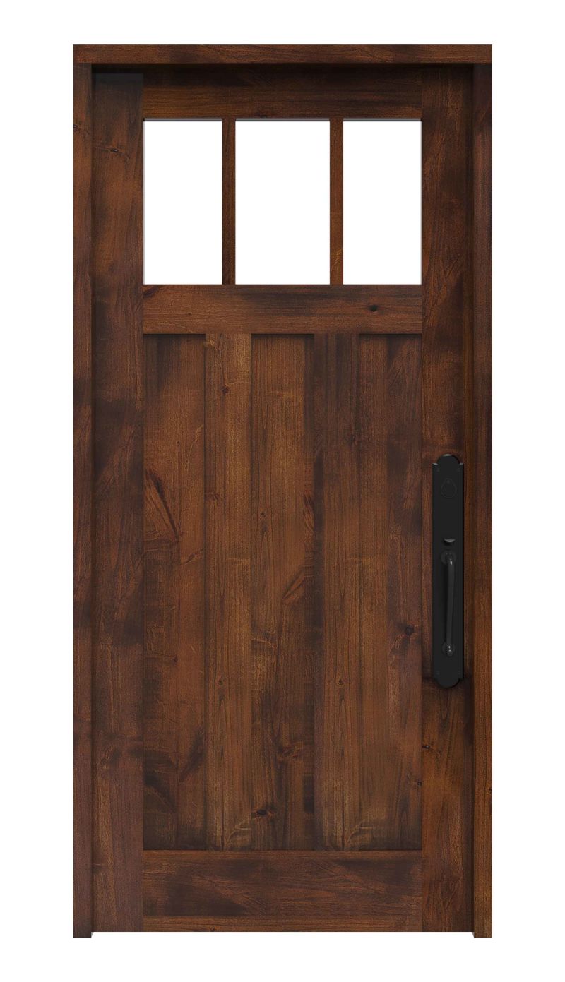 Solid Wood Mission Exterior Door Rustica Hardware