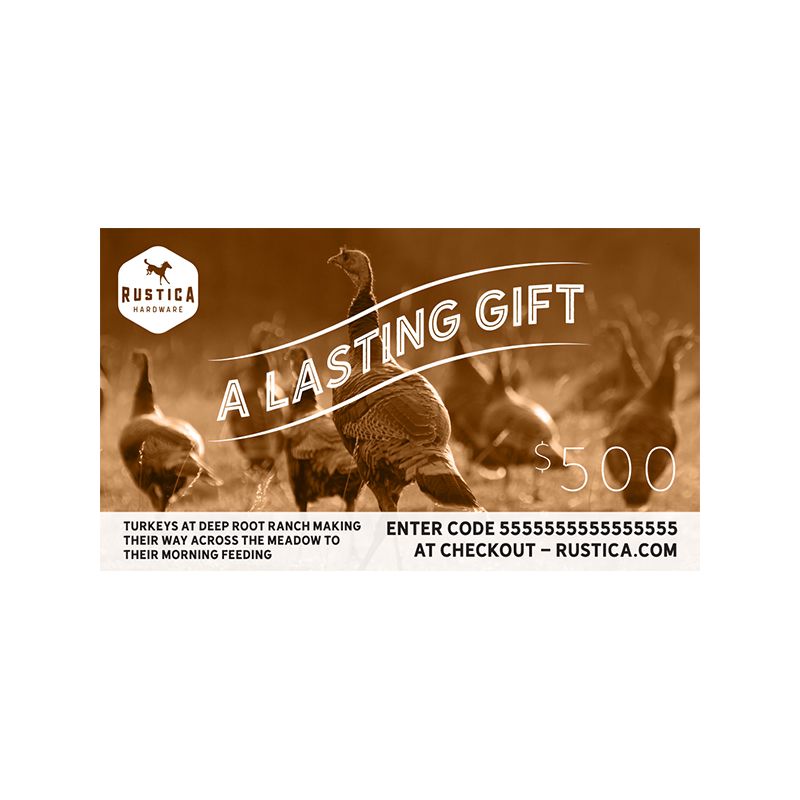 Shop for a Rustica Hardware 500 Gift Card Rustica