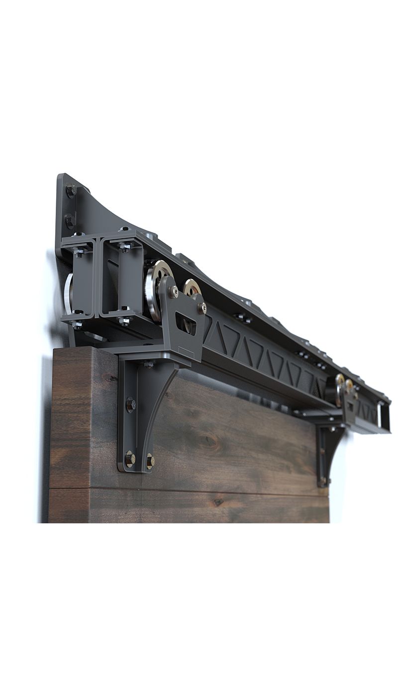 Heavy Duty Barn Door Hardware I-Beam Trolley | Rustica