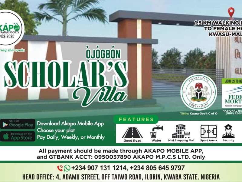 Ọ̀jọ̀gbọ́n Scholars Villa