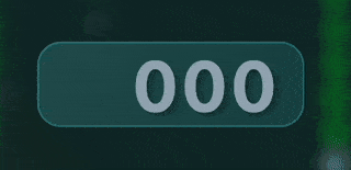 an animated flip counter used to track steps